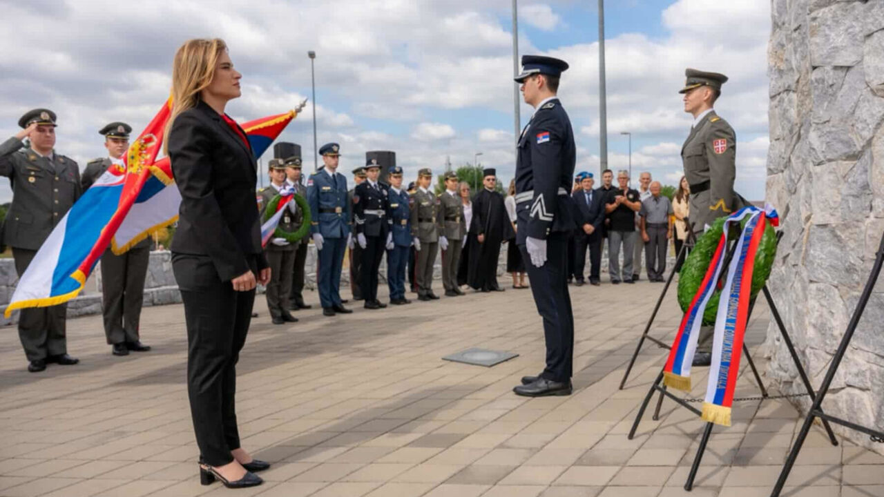 Milica Đurđević Stamenkovski položila venac