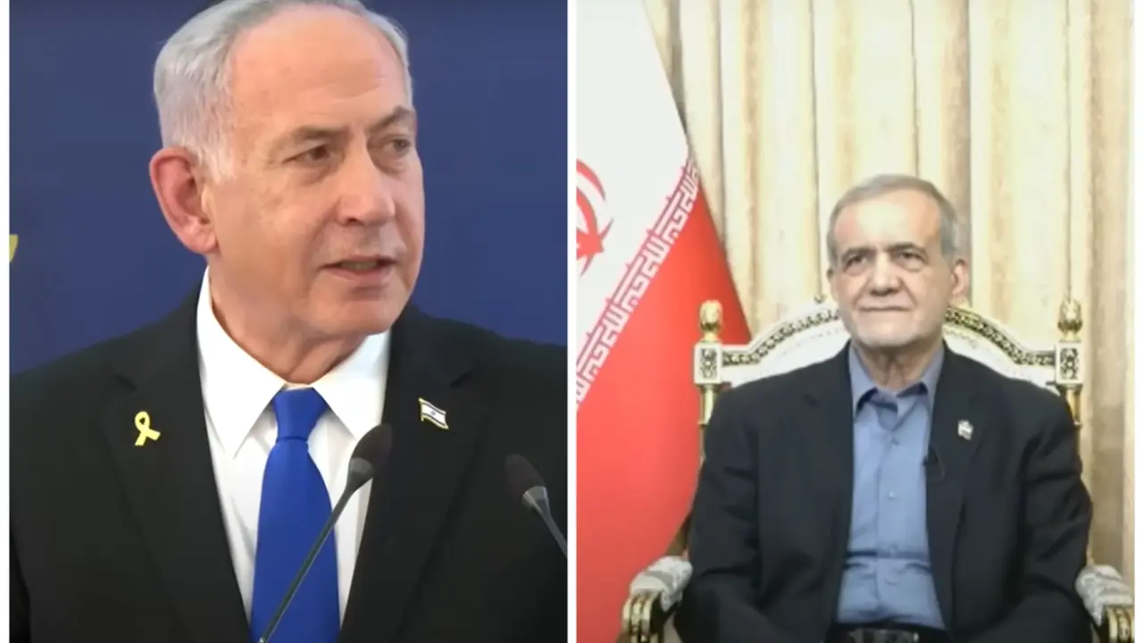  Masud Pezeškijan i Benjamin Netanjahu