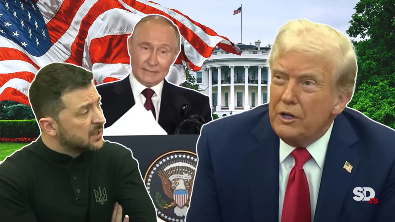 Volodimir Zelenski, Vladimir Putin i Donald Tramp