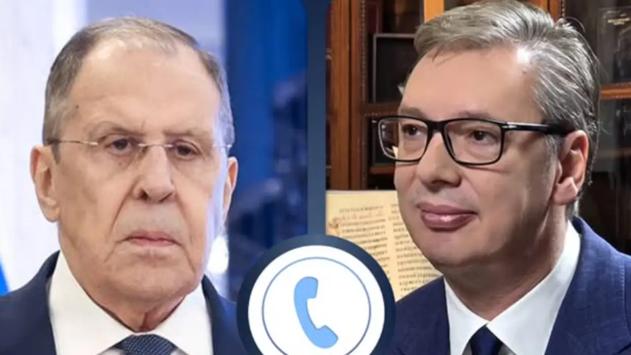 Sergej Lavrov i Aleksandar Vučić