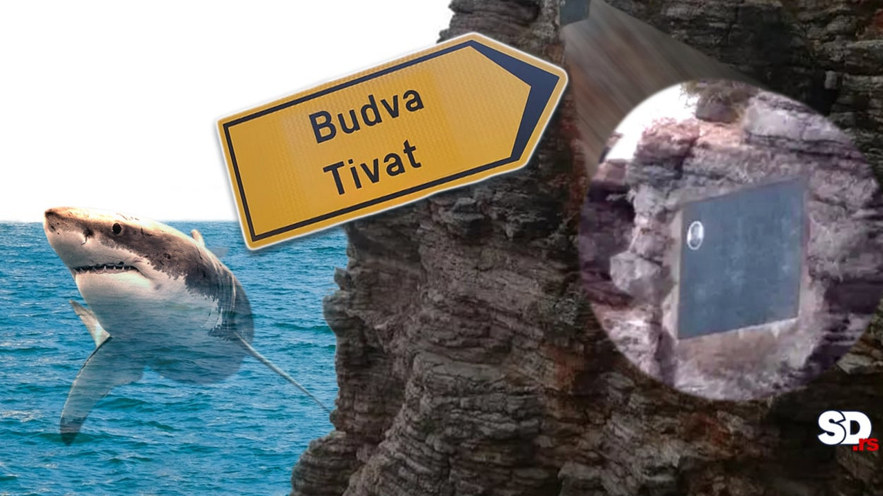 Mesto napada ajkule na Stevicu Tomaševića na Mogrenu kod Budve