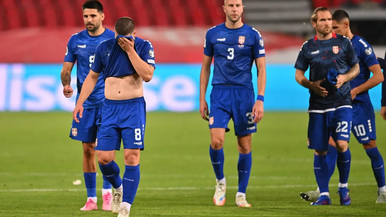 Fudbaleri Srbije nakon poraza