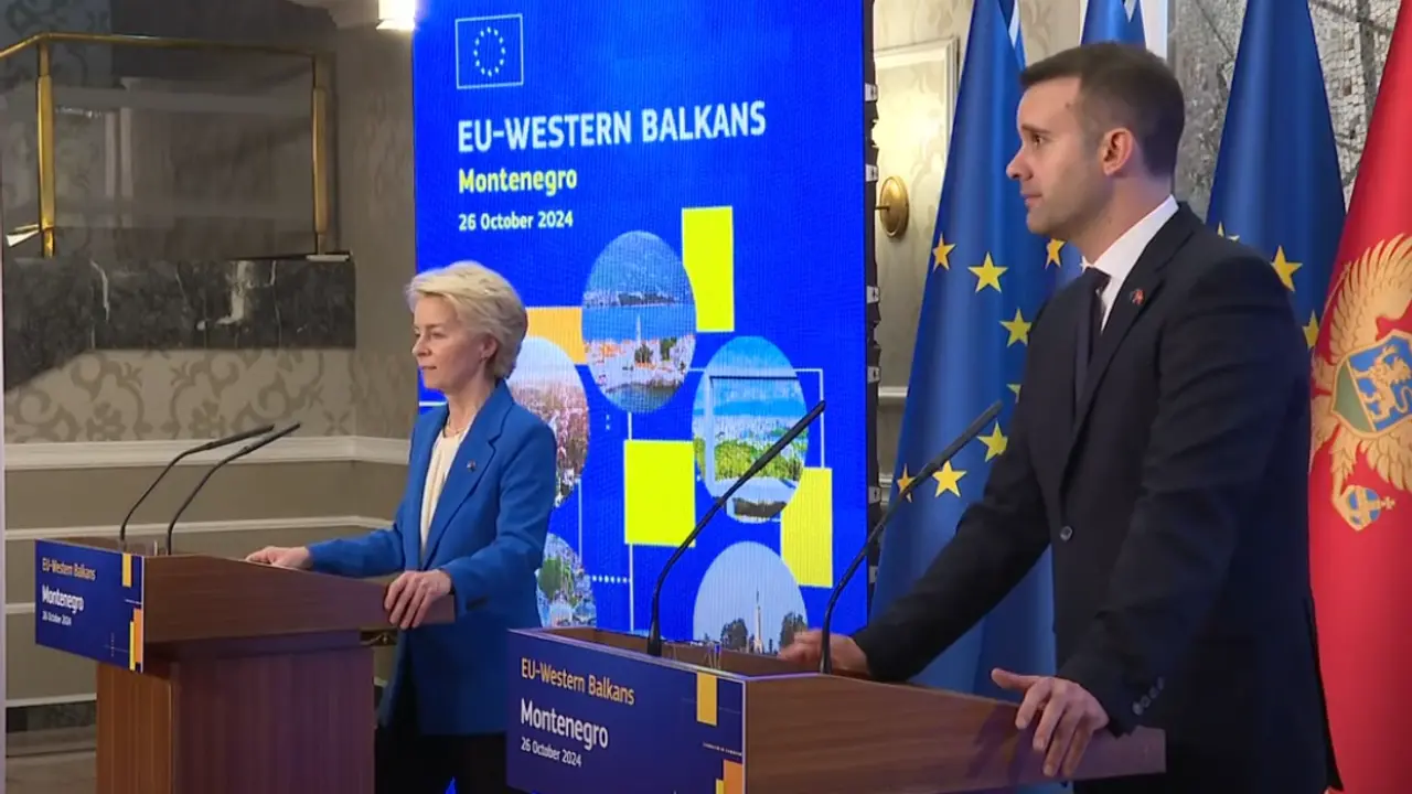 Ursula fon der Lajen i Milojko Spajić