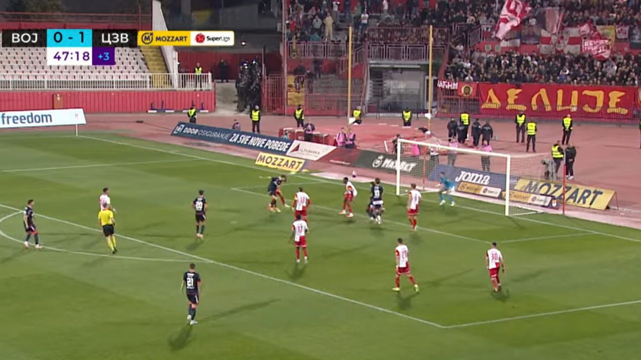 Zvezda ima sigurnu prednost posle prvog poluvremena
