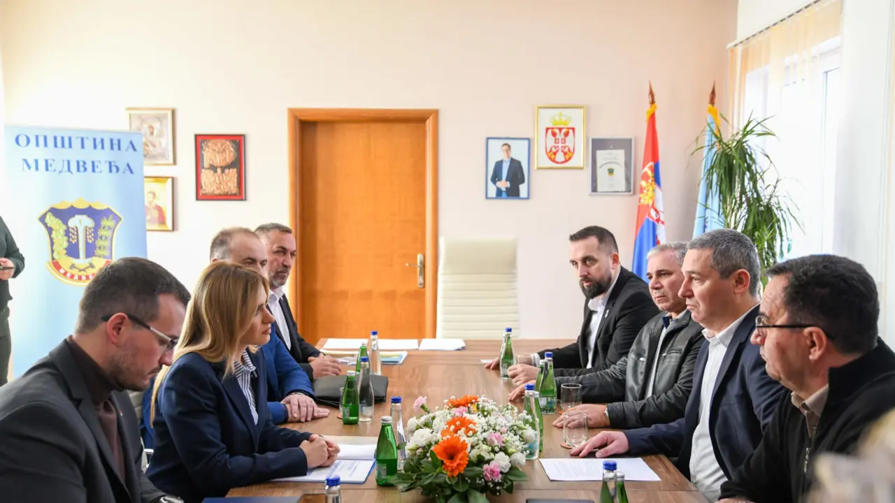 Sastanak u opštini Medveđa