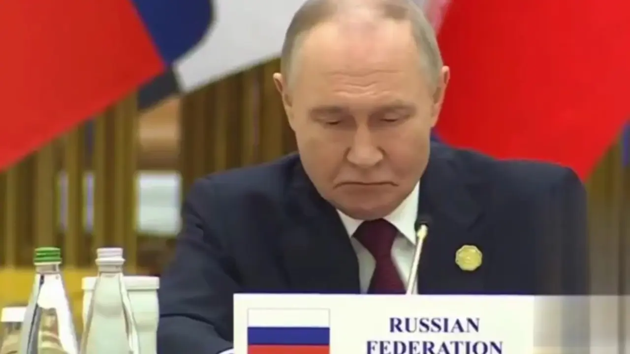 Vladimir Putin u trenutku govora