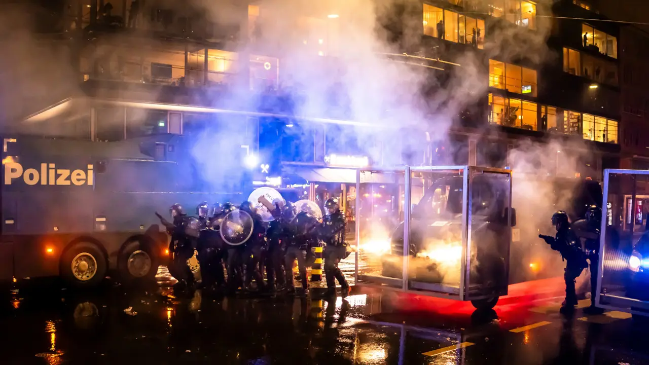 Anti-Tramp protesti u Švajcarskoj