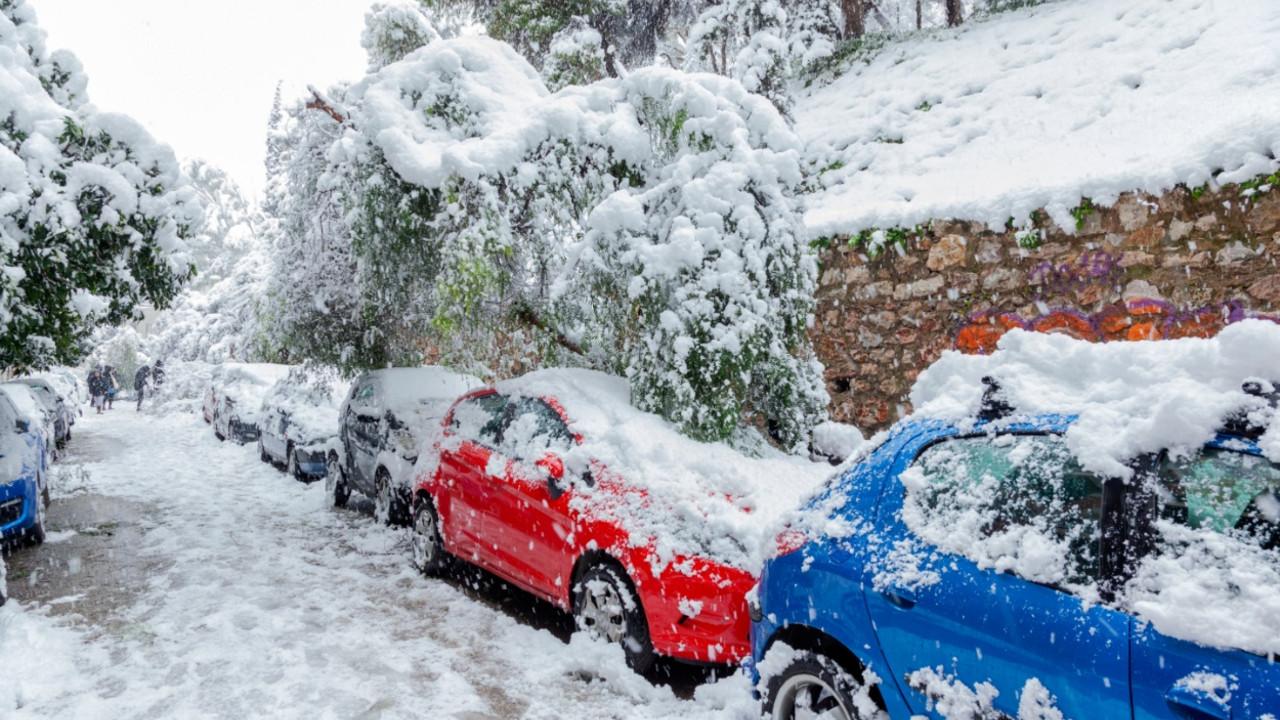 snežno nevreme u Grčkoj