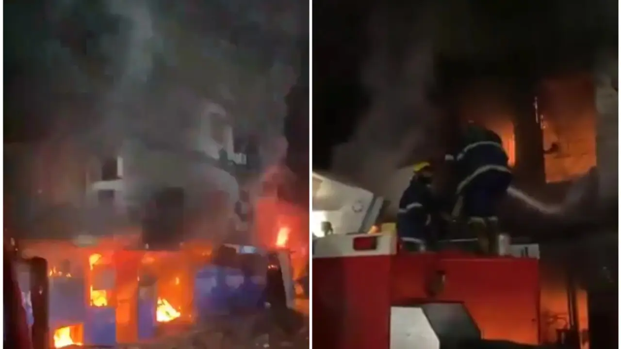 Požar u tržnom centru