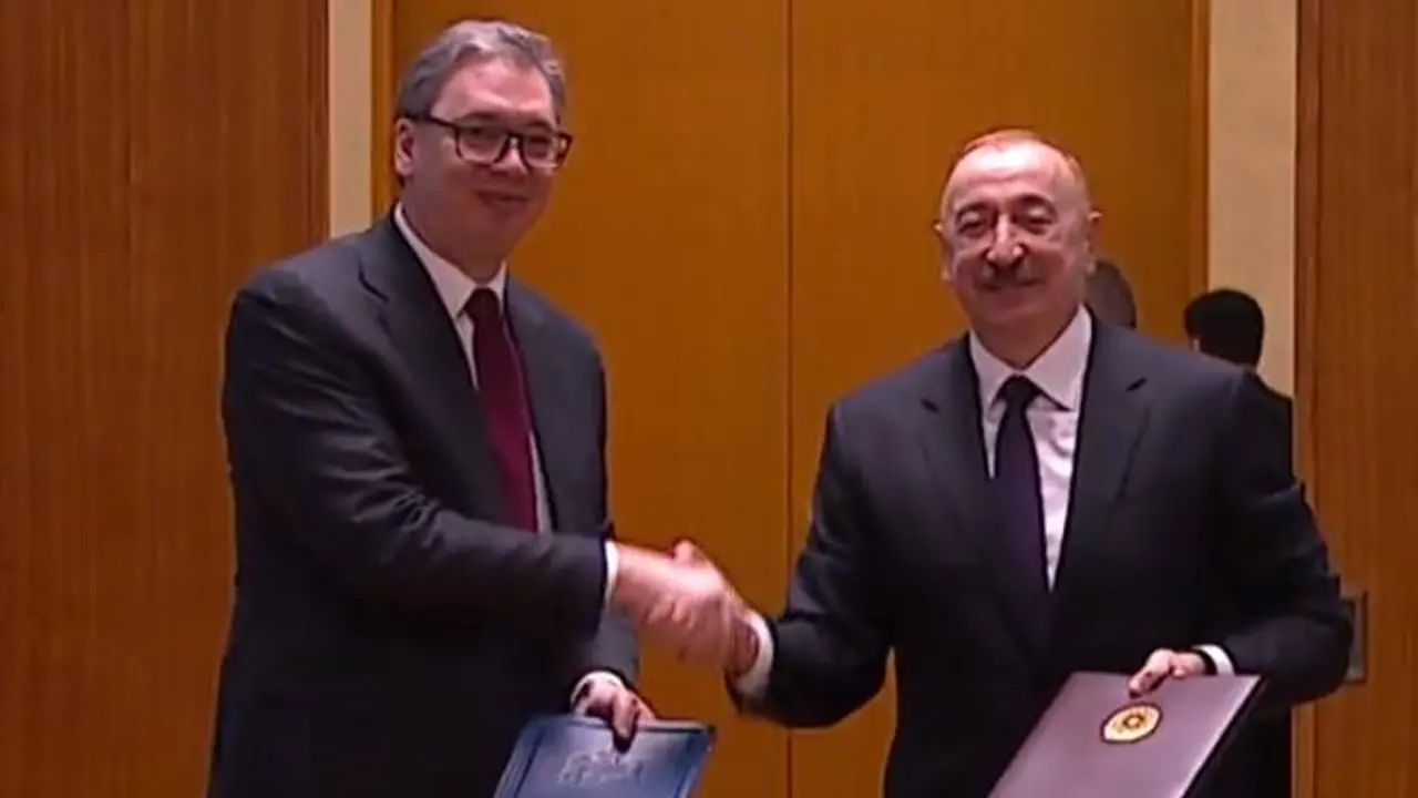 Aleksandar Vučić i Ilham Alijev
