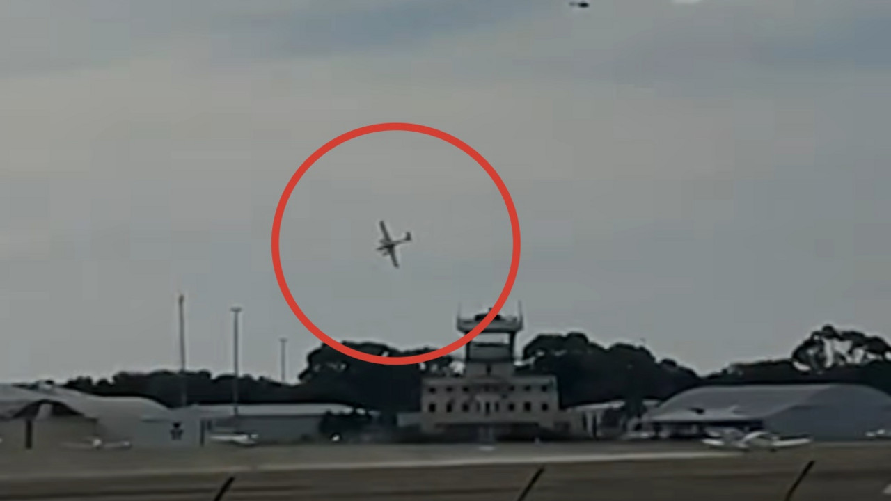 Avion trenutak pre nesreće