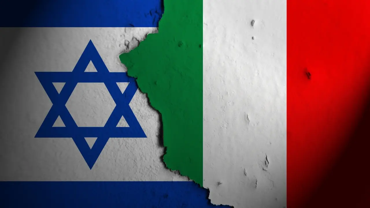Zastave Izraela i Italije