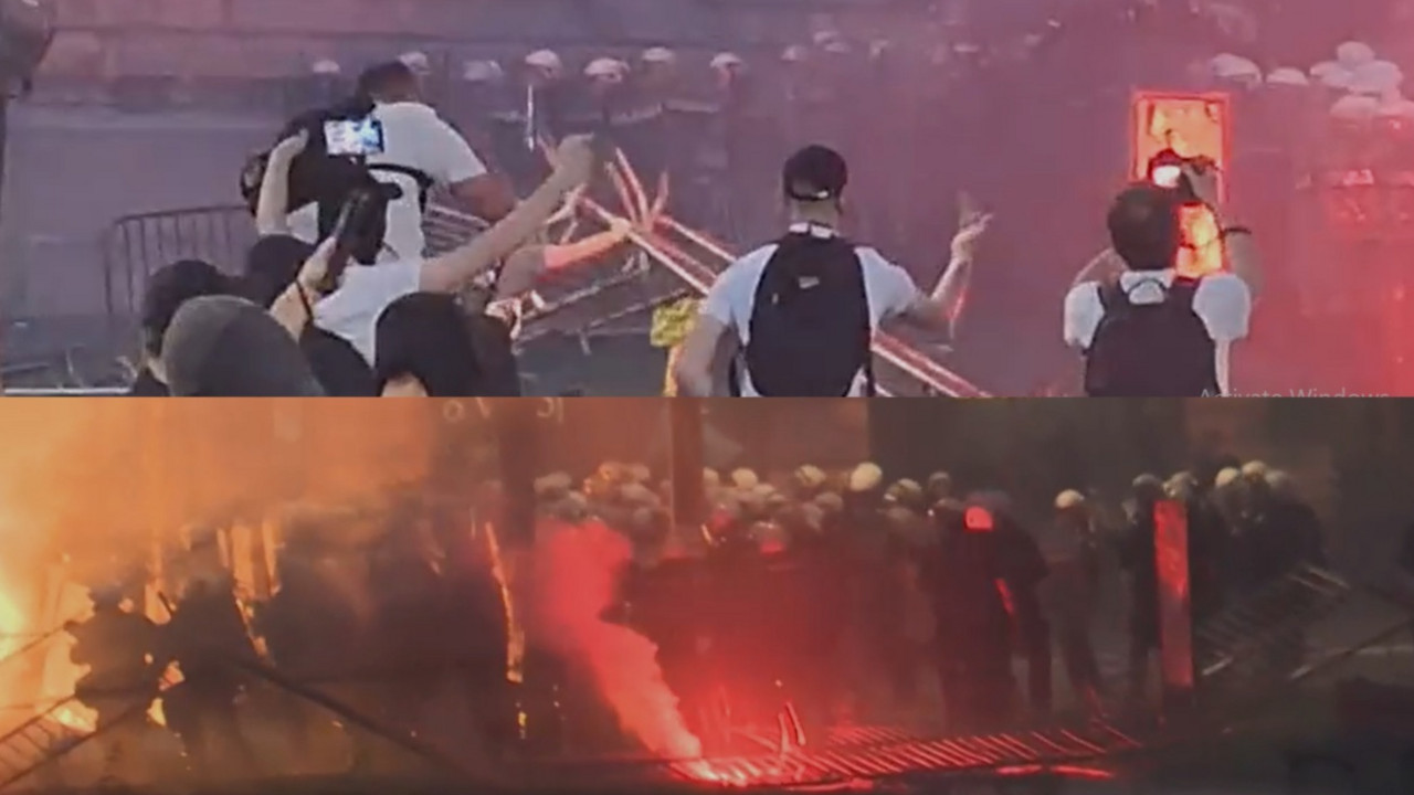 Neredi u centru Beograda