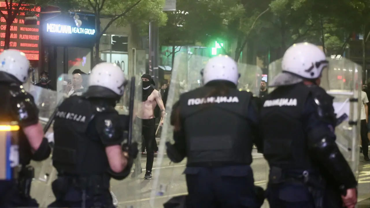 Protest u Beogradu, žandarmerija