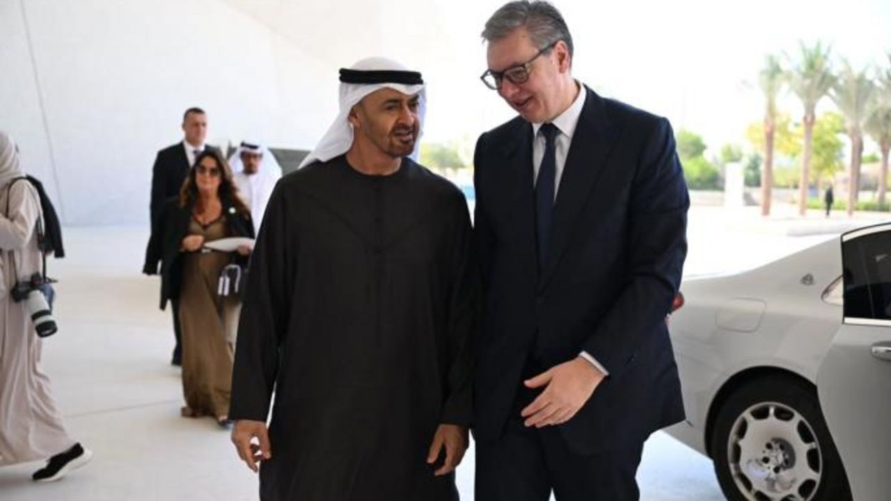 Aleksandar Vučić i šeik Mohamad bin Zajed al Nahjan