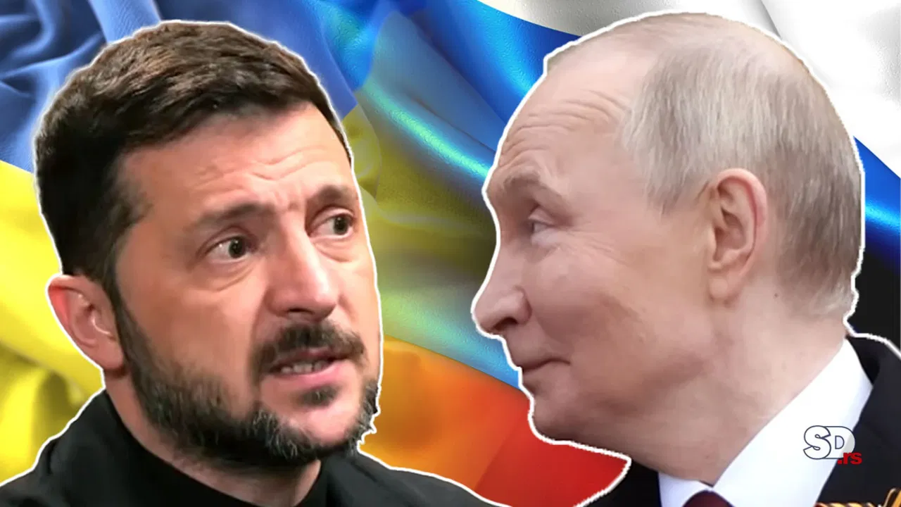 Volodimir Zelenski i Vladimir Putin