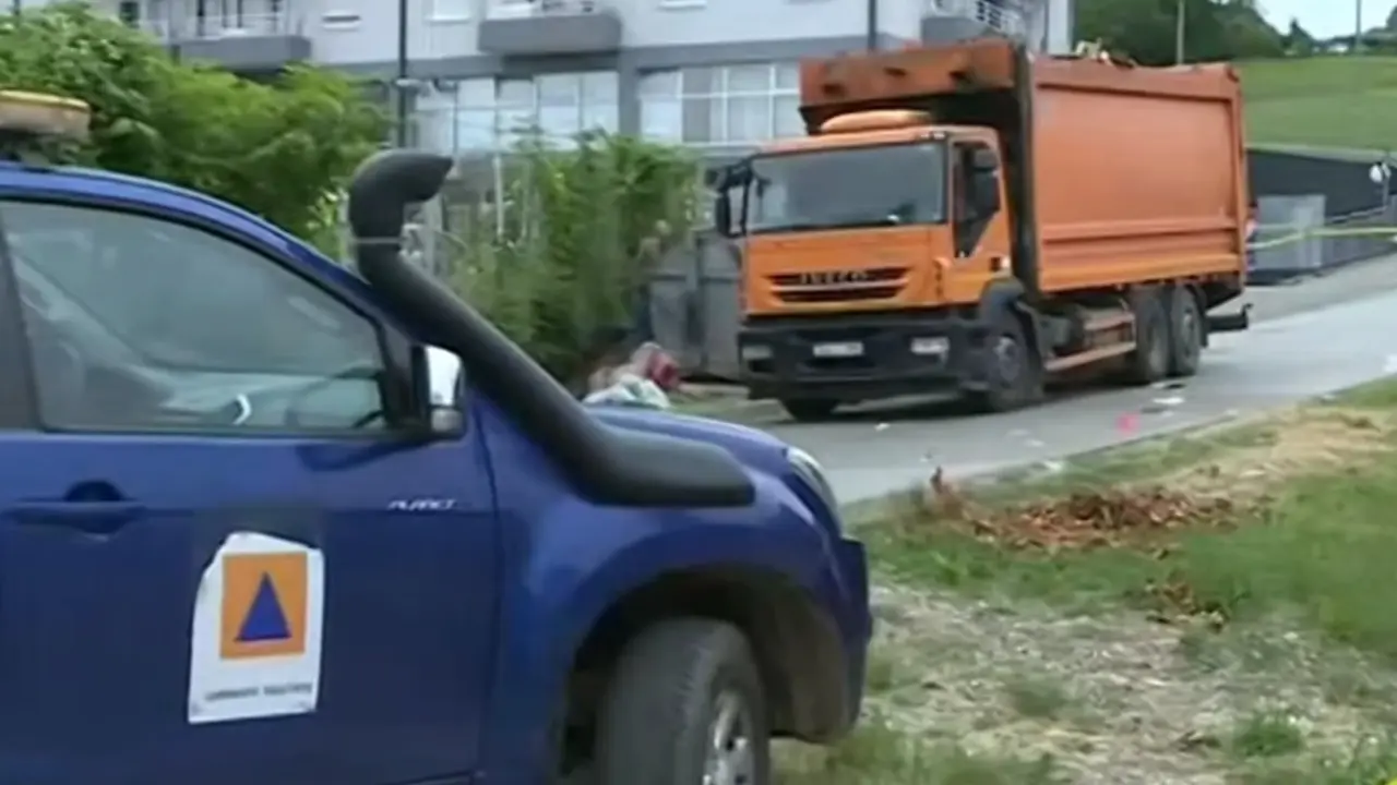 Kamion za smeće, detonacija, Banjaluka