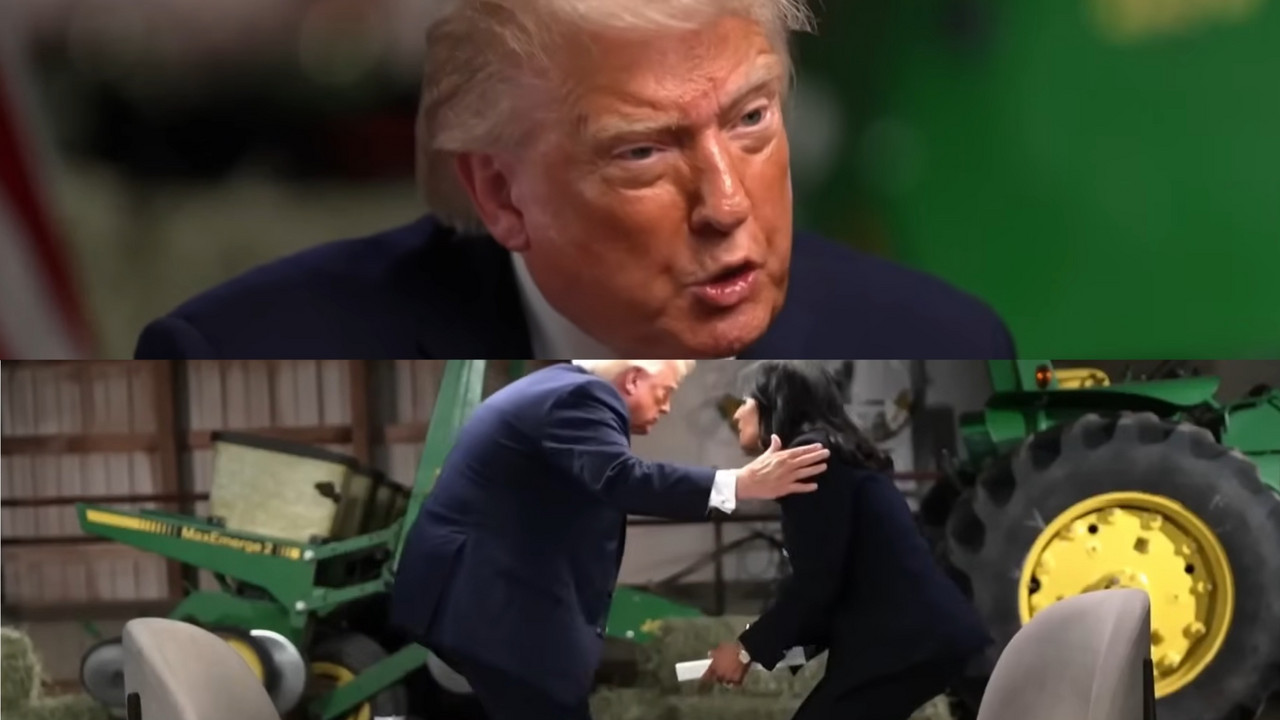 Trampovo napuštanje intervjua