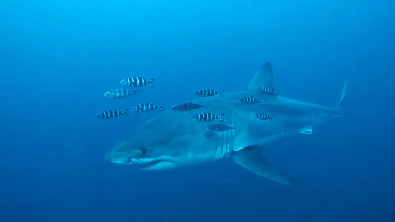 Velika bela ajkula snimljena na Mediteranu u Italiji