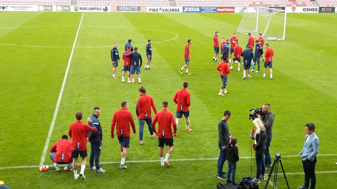 Trening Crvene zvezde uoči Suduve