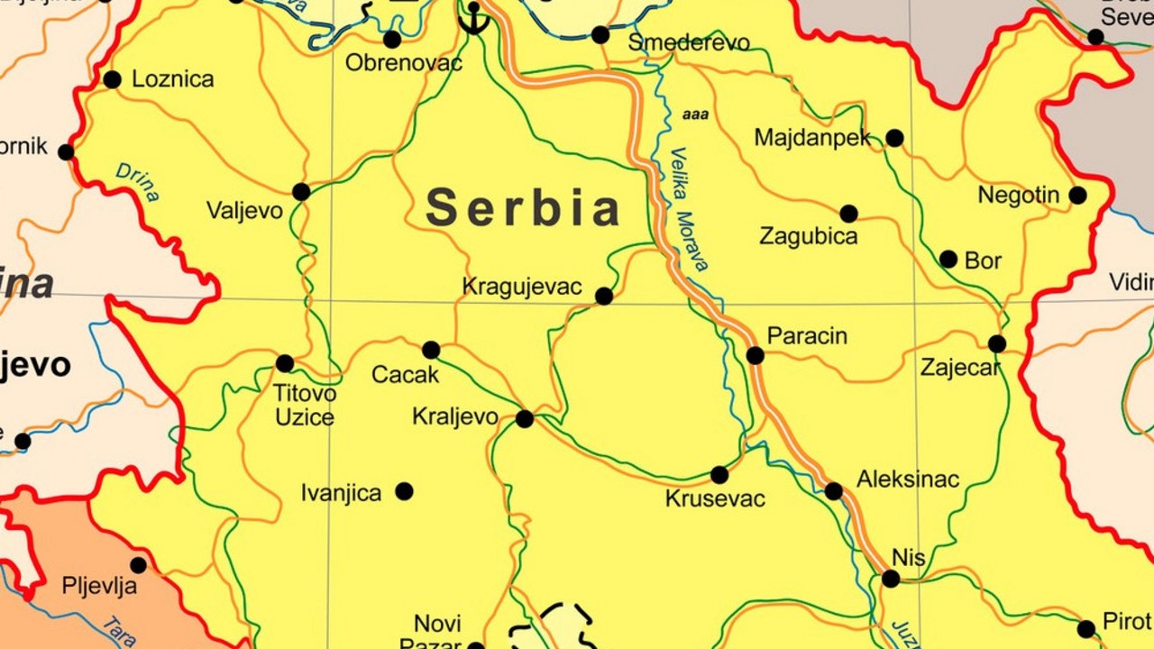 mapa Srbije