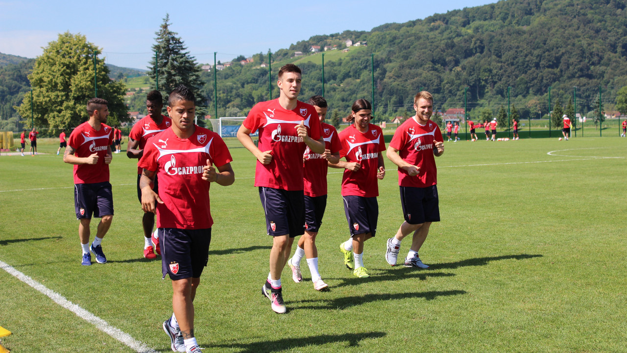 Fudbaleri Crvene zvezde na pripremama u Sloveniji
