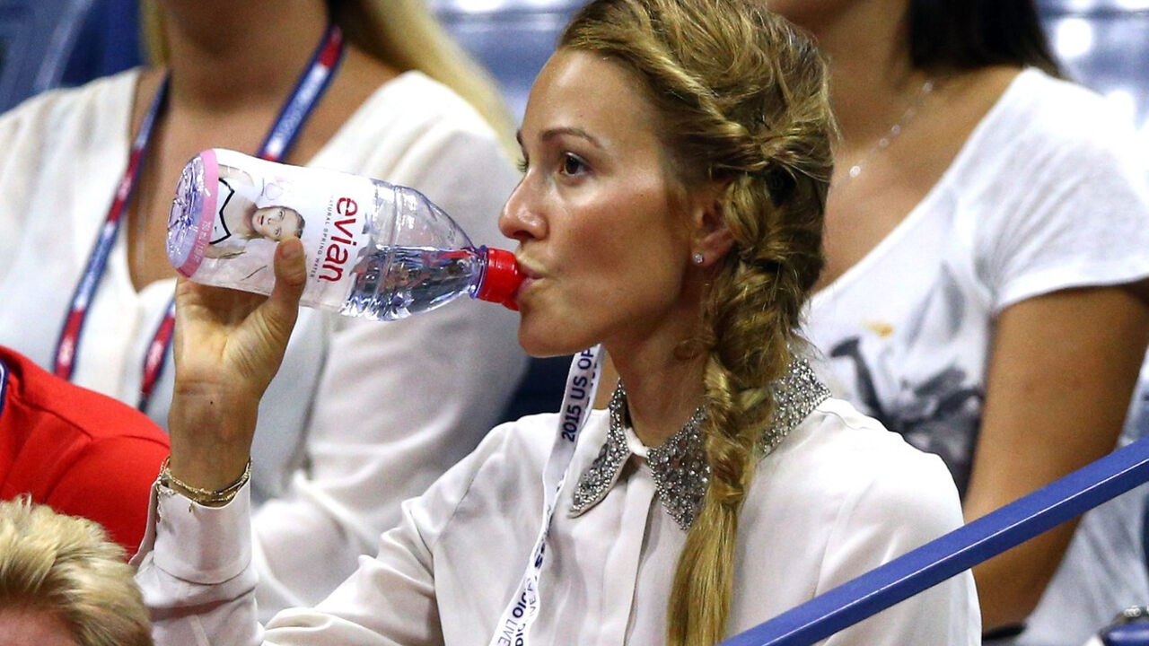 Jelena Đoković na tribinama US opena