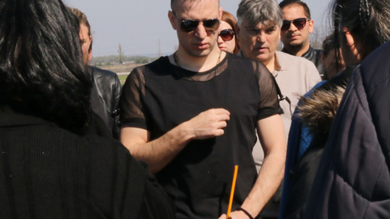 Zoran Marjanović na pomenu supruzi Jeleni