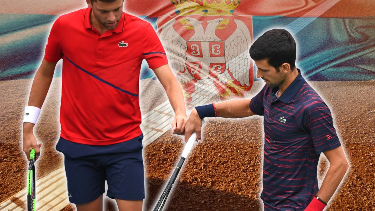 Filip Krajinović i Novak Đoković
