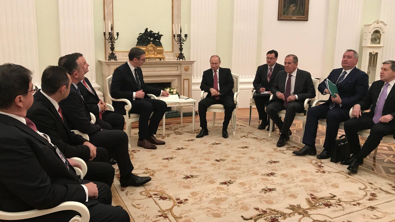 Aleksandar Vučić i Vladimir Putin