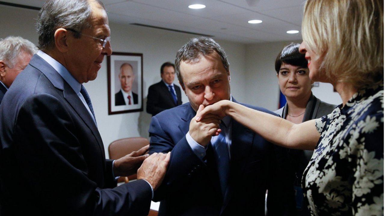 Sergej Lavrov, Ivica Dačić, Marija Zaharova
