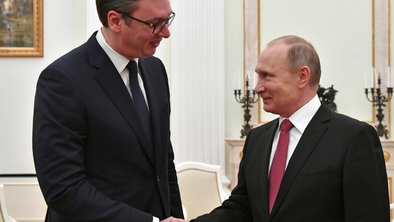 Aleksandar Vučić i Vladimir Putin