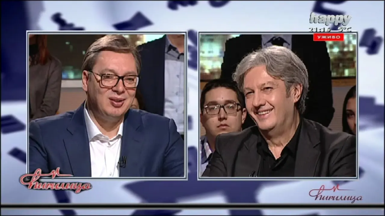 Aleksandar Vučić i Milomir Marić