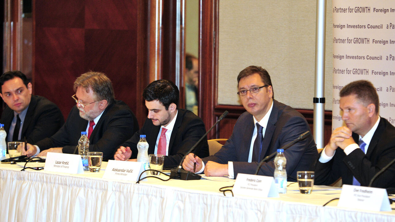 Konferencija, Vujović, Vučić