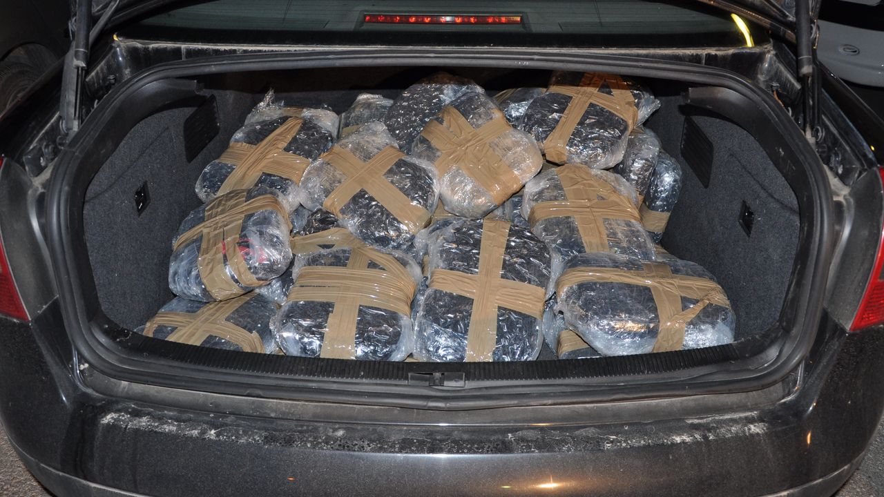 droga, paketi, auto