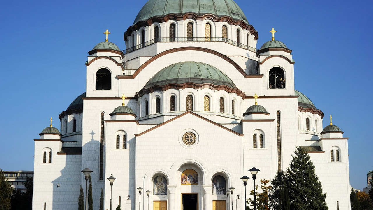 hram svetog save, spoljašnjost
