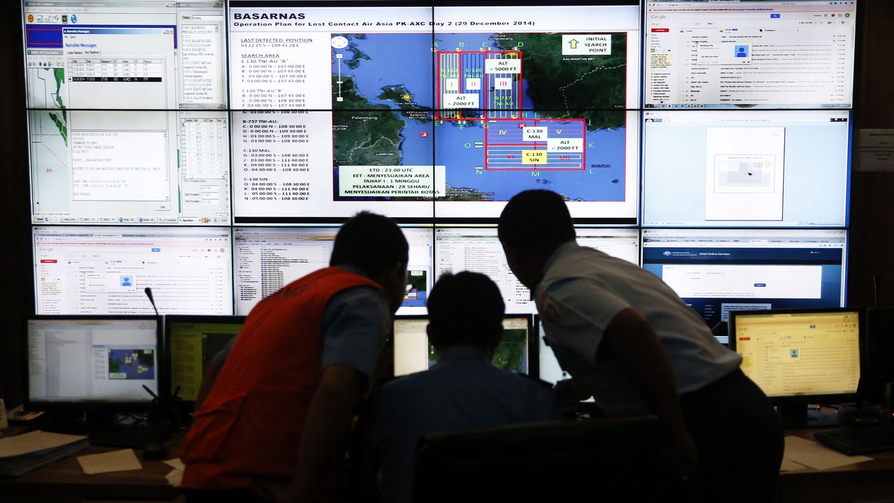 Indonezija, avion, potraga, spasioci, mapa, radar