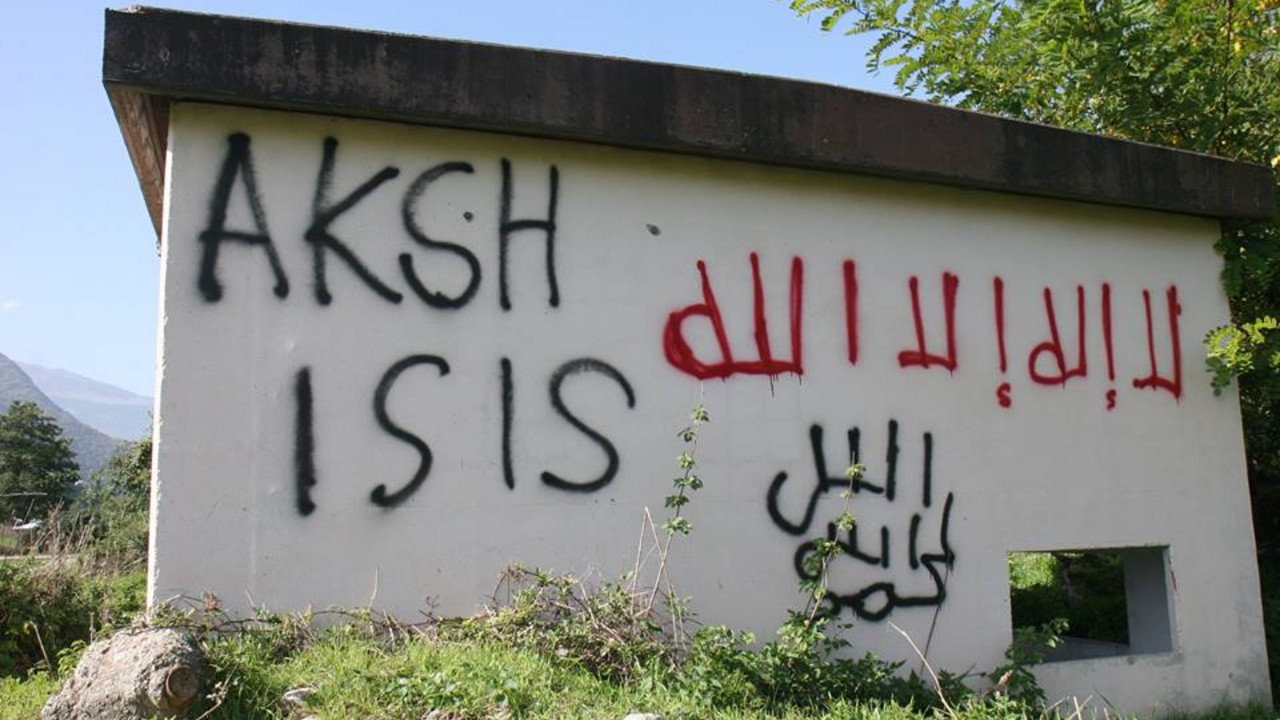 Grafiti na imanju VIsokih Dečana