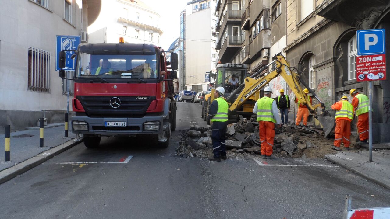 radovi na Obilićevom vencu