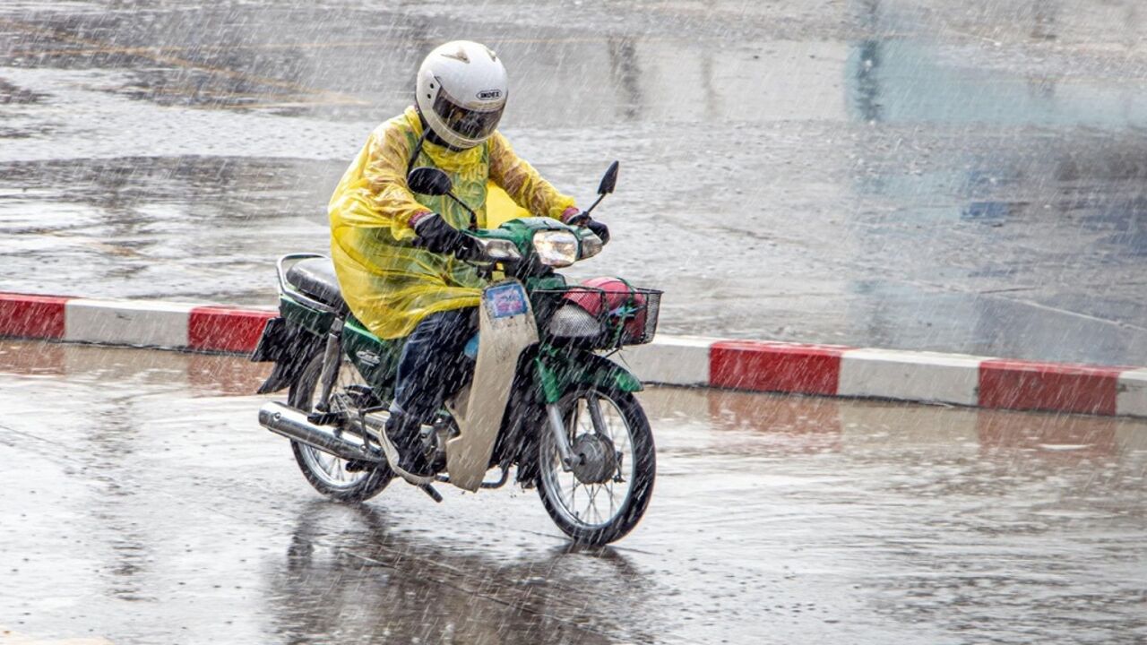 vožnja motorom po kiši