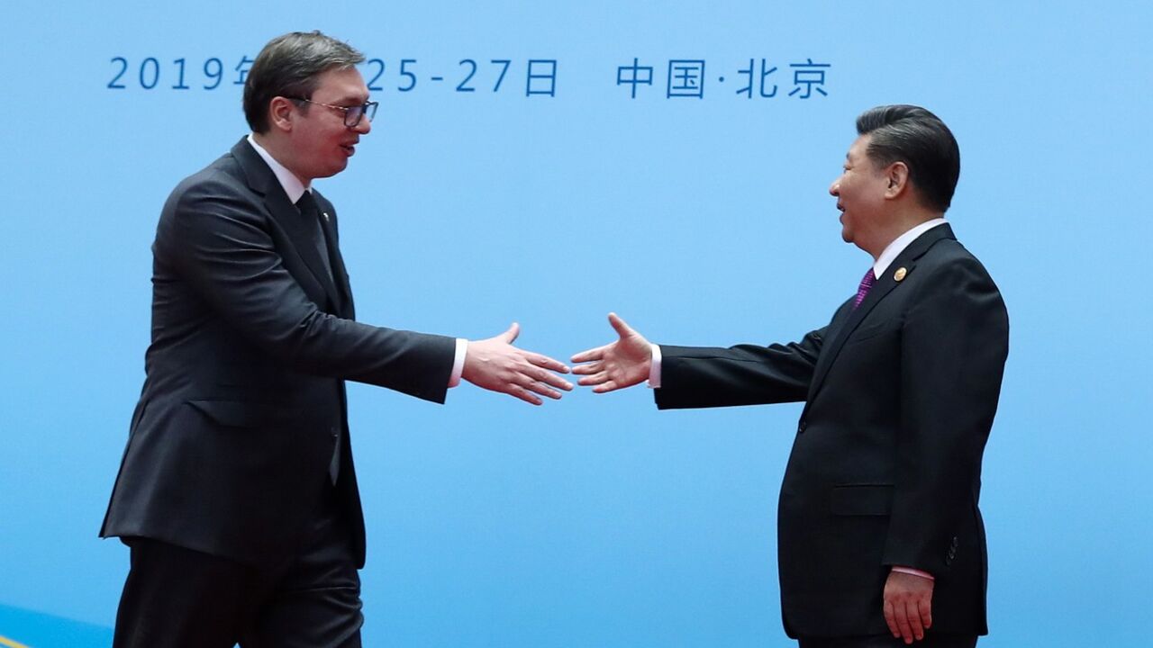 Aleksandar Vučić i Si Đinping