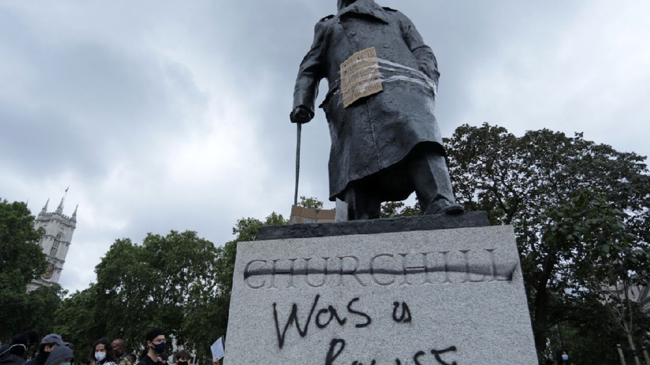 Statua Vinstona Čerčila u Londonu