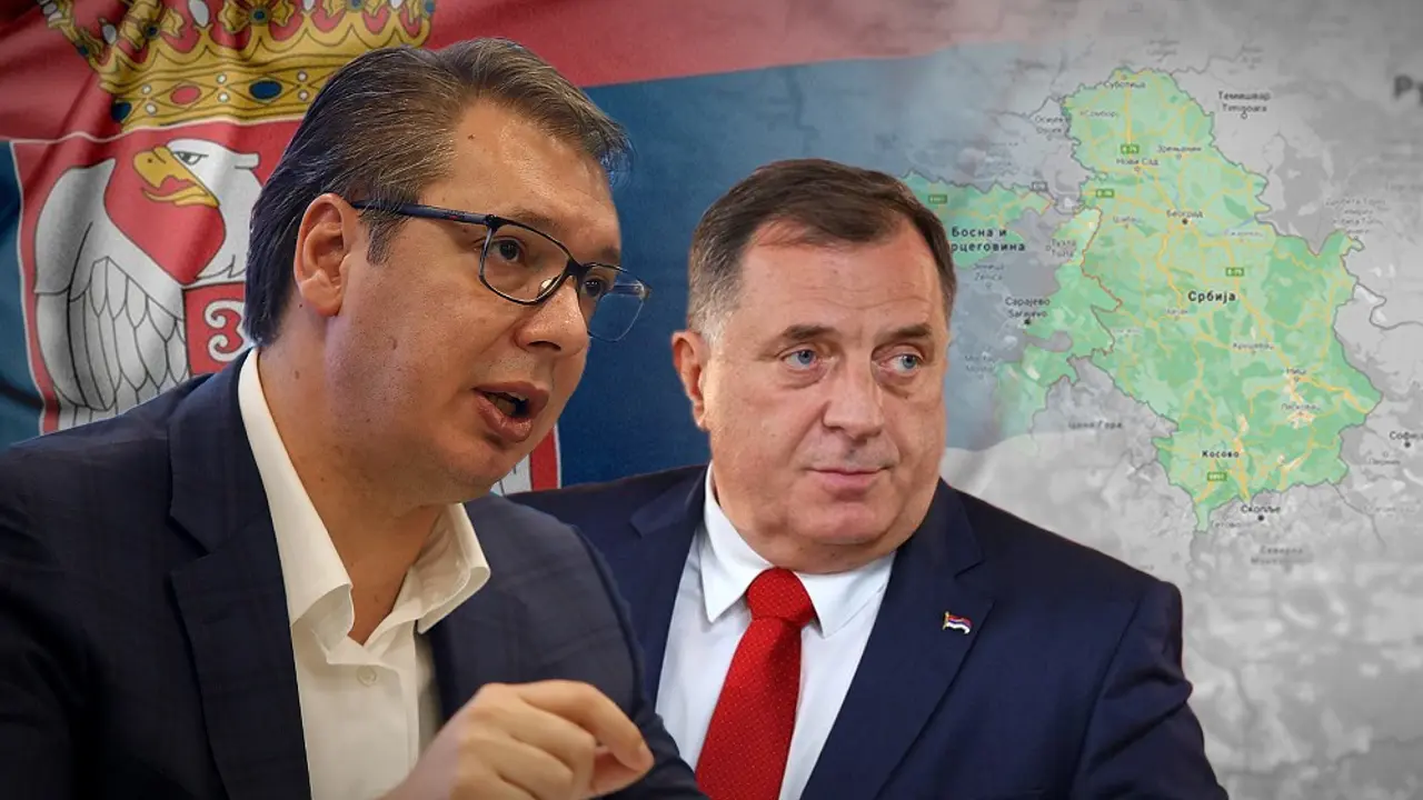 Aleksandar Vučić i Milorad Dodik
