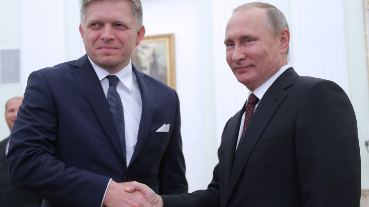 Robert Fico i Vladimir Putin