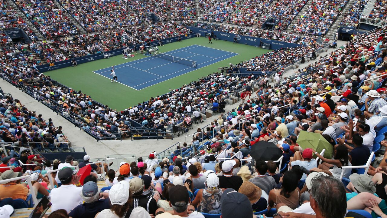 Stadion "Luj Armstrong" u meču Novaka Đokovića i Filipa Kolšrajbera na US Openu