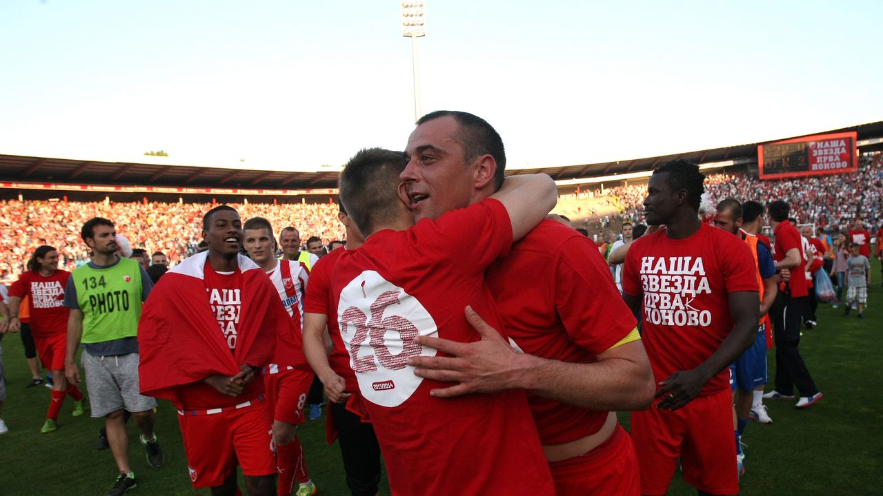 Kapiten Crvene zvezde Nenad Milijaš