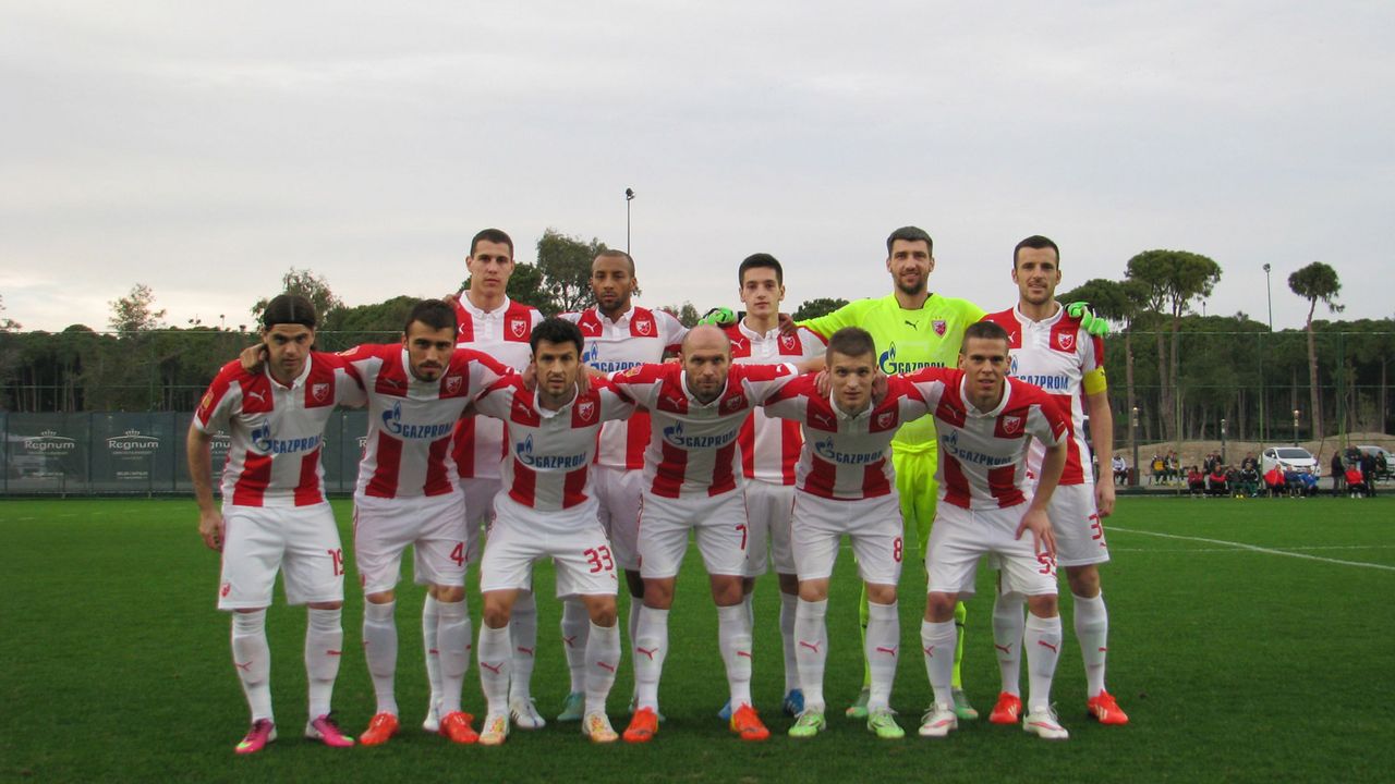 Sastav Crvene zvezde na pripremnom meču protiv Rubina u Antaliji