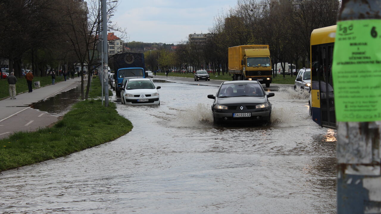 poplava, voda, Novi Beograd