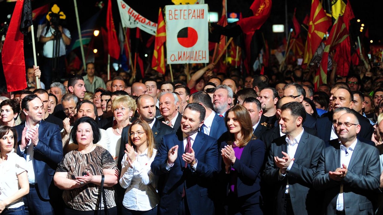 Miting podrške vlasti u Skoplju