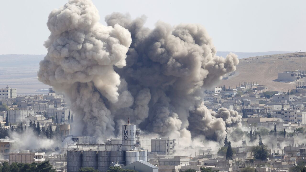 Kobane - bombardovanje